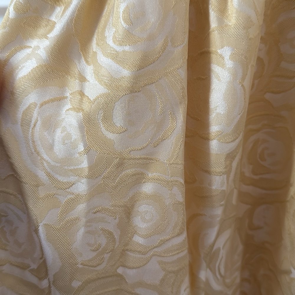 Sister Jane Marigold Jacquard Tiered Dress β Venetian Gold Size Medium - Picture 6 of 6